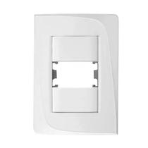 Placa 1 Posto Tendenza 4x2 Pezzi Linha 50.000 Branco Placa 1 Posto Tendenza 4x2 Pezzi Linha 50.000 Branco