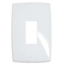 Placa 1 Posto Vertical 4x2 Branco - Pialplus Placa 1 Posto Vertical 4x2 Branco - Pialplus