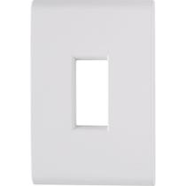 Placa 1 Posto Vertical 4x2 Tramontina Liz Branca 120 Unidades Placa 1 Posto Vertical 4x2 Tramontina Liz Branca 120 Unidades