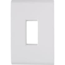 Placa 1 Posto Vertical 4x2 Tramontina Liz Branca 120 unidades