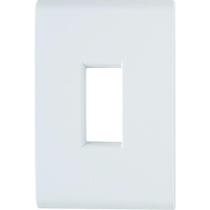 Placa 1 Posto Vertical 4x2 Tramontina Liz Branca Tramontina