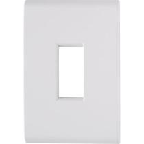 Placa 1 Posto Vertical 4x2 Tramontina Liz Branca Placa 1 Posto Vertical 4x2 Tramontina Liz Branca