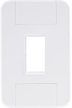 Placa 1 Posto Vertical 4x2 Tramontina Tablet Branca