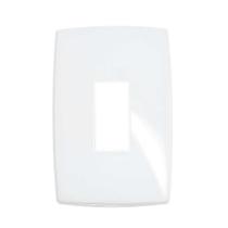 Placa 1 posto vertical Gloss 4x2 618521 -Pialplus Kit C/2Pç