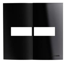 Placa 1M + 1M 4x4 Preto BUP Soprano Placa 1M + 1M 4x4 Preto BUP Soprano