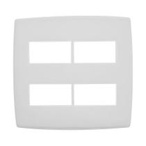 Placa 2+2 Interruptores Separados - 618514 - PIAL