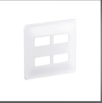 Placa 2+2 postos separados 4x4 pial legrand