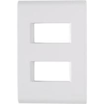 Placa 2 modulo sep. 2x4 liz tramontina