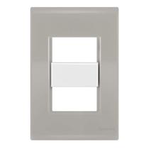 Placa 2 Módulos 4X2 - Tramontina Liz Fendi / Branca