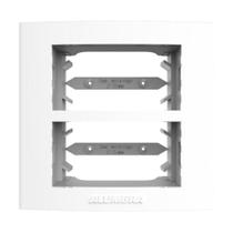 Placa 2 Módulos Com Suporte Para Móveis Branco Placa 2 Módulos Com Suporte Para Móveis Branco