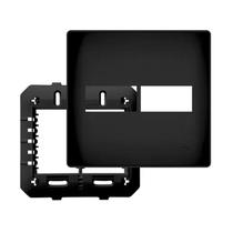 Placa 2 Postos 4x4 Habitat Black Com Suporte Fame