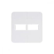 Placa 2 Postos 4x4 Tramontina Tablet Branca Placa 2 Postos 4x4 Tramontina Tablet Branca