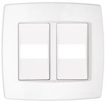 Placa 2 Postos - 4x4