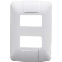 Placa 2 Postos Afastados 4x2 Tramontina Aria Branca Tramontina