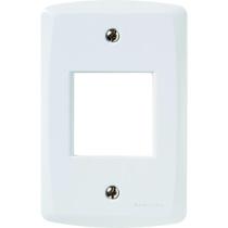 Placa 2 Postos Juntos 4x2 Tramontina Lux² Branca Tramontina