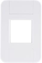 Placa 2 Postos Juntos 4x2 Tramontina Tablet Branca