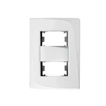 Placa 2 Postos Tendenza 4x2 Pezzi Linha 50.000 Branco