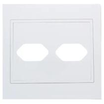 Placa 2 Tomadas 4x4 Com Suporte - Rvb-1300-58 - Ravenna Placa 2 Tomadas 4x4 Com Suporte - Rvb-1300-58 - Ravenna