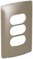 Placa 2x4 3postos sep malt gloss nereya - pial Placa 2x4 3postos sep malt gloss nereya - pial