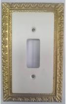 Placa 2x4 marinjet branco/dourado 1s Placa 2x4 marinjet branco/dourado 1s