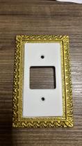 Placa 2x4 marinjet branco/dourado 2s