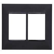 Placa 3+3 Postos 4X4 Preta - 618516Pt Pial Plus+ Legrand