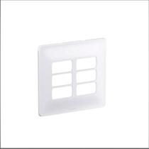 Placa 3+3 postos separados 4x4 pial legrand