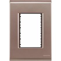 Placa 3 Módulos 4x2 Tramontina Liz Ouro Velho