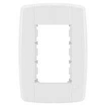 Placa 3 Módulos Com Suporte 4x2 Ilumi Lev