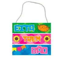 Placa 3 Partes - Eta Trem Bão Sô - 1 unidade - Grinfest - Rizzo