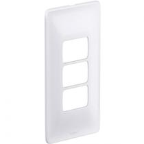 Placa 3 postos 4 x 2 com suporte 680183 Zeffia - Legrand