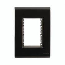 Placa 3 Postos 4 x 2 Grafite Liz Referência 57106/048 Marca - Tramontina