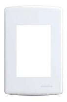 Placa 3 Postos 4x2 Com Suporte Branco - 6403 Alumbra Siena Placa 3 Postos 4x2 Com Suporte Branco - 6403 Alumbra Siena