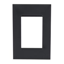 Placa 3 Postos 4X2 Preta 618503PT