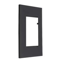 Placa 3 postos 4x2 preta 618503pt pial plus + Placa 3 postos 4x2 preta 618503pt pial plus +