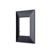 Placa 3 Postos 4X2 Preto Onix PIAL Plus+ 618503PO Legrand