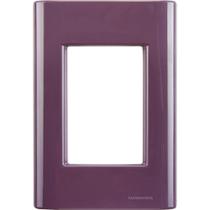 Placa 3 Postos 4x2 Purpura