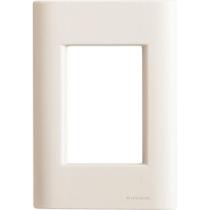 Placa 3 Postos 4x2 Tramontina Giz Branca Soft Touch Sem Suporte Tramontina