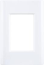 Placa 3 Postos 4x2 Tramontina Giz Branca