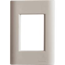 Placa 3 Postos 4x2 Tramontina Giz Fendi sem Suporte