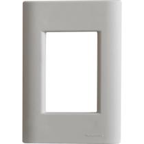 Placa 3 Postos 4x2 Tramontina Giz Fendi Soft Touch sem Suporte