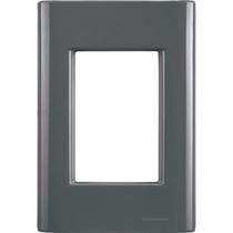 Placa 3 Postos 4x2 Tramontina Giz Grafite Tramontina