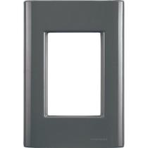 Placa 3 Postos 4x2 Tramontina Giz Grafite Tramontina Placa 3 Postos 4x2 Tramontina Giz Grafite Tramontina