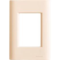 Placa 3 Postos 4x2 Tramontina Giz Nude Soft Touch Sem Suporte Tramontina