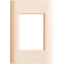 Placa 3 Postos 4x2 Tramontina Giz Nude Soft Touch sem Suporte