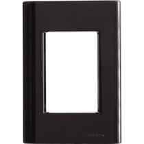 Placa 3 Postos 4x2 Tramontina Giz Preta Sem Suporte Tramontina Placa 3 Postos 4x2 Tramontina Giz Preta Sem Suporte Tramontina