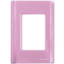 Placa 3 Postos 4x2 Tramontina Giz Rosa Tramontina Placa 3 Postos 4x2 Tramontina Giz Rosa Tramontina