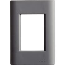 Placa 3 Postos 4x2 Tramontina Giz Titânio Soft Touch Sem Suporte Tramontina Placa 3 Postos 4x2 Tramontina Giz Titânio Soft Touch Sem Suporte Tramontina