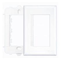 Placa 3 Postos Horizontal 4x2 Linha Evidence Fame