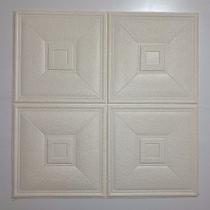 Placa 3d auto adesiva para parede 700x700mm kit 4pçs